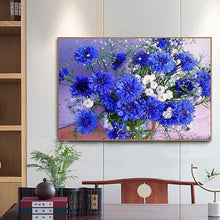 Lade das Bild in den Galerie-Viewer, Blumen - voller runder Diamant - 40x30cm
