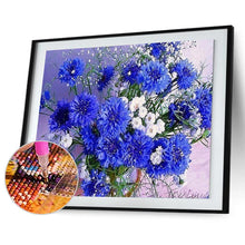 Lade das Bild in den Galerie-Viewer, Blumen - voller runder Diamant - 40x30cm

