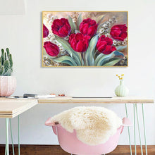 Lade das Bild in den Galerie-Viewer, Blumen - voller runder Diamant - 40x30cm
