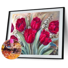 Lade das Bild in den Galerie-Viewer, Blumen - voller runder Diamant - 40x30cm
