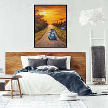Lade das Bild in den Galerie-Viewer, Fahrenauto-Set - voller runder Diamant - 30x40cm
