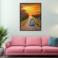 Lade das Bild in den Galerie-Viewer, Fahrenauto-Set - voller runder Diamant - 30x40cm
