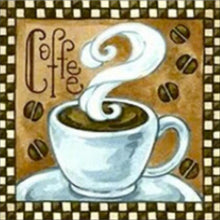 Lade das Bild in den Galerie-Viewer, Tasse - voller runder Diamant - 30x30cm
