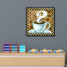 Lade das Bild in den Galerie-Viewer, Tasse - voller runder Diamant - 30x30cm
