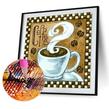 Lade das Bild in den Galerie-Viewer, Tasse - voller runder Diamant - 30x30cm
