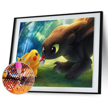 Lade das Bild in den Galerie-Viewer, Süße Cartoon - volle Runde Diamant - 40x30cm

