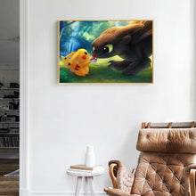 Lade das Bild in den Galerie-Viewer, Süße Cartoon - volle Runde Diamant - 40x30cm
