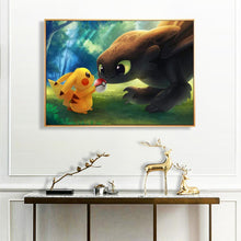 Lade das Bild in den Galerie-Viewer, Süße Cartoon - volle Runde Diamant - 40x30cm
