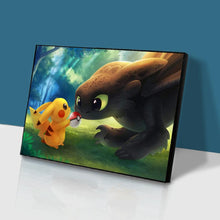 Lade das Bild in den Galerie-Viewer, Süße Cartoon - volle Runde Diamant - 40x30cm
