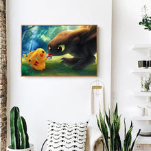 Lade das Bild in den Galerie-Viewer, Süße Cartoon - volle Runde Diamant - 40x30cm
