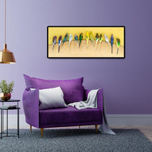 Lade das Bild in den Galerie-Viewer, Vogel - voller runder Diamant - 80x30cm

