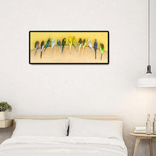 Lade das Bild in den Galerie-Viewer, Vogel - voller runder Diamant - 80x30cm
