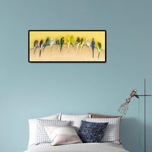 Lade das Bild in den Galerie-Viewer, Vogel - voller runder Diamant - 80x30cm
