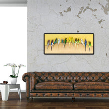 Lade das Bild in den Galerie-Viewer, Vogel - voller runder Diamant - 80x30cm

