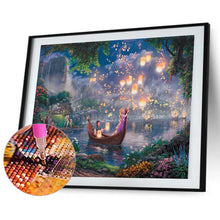 Lade das Bild in den Galerie-Viewer, Fantasy-Laterne - voller quadratischer Diamant - 50x40cm

