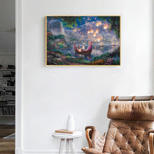 Lade das Bild in den Galerie-Viewer, Fantasy-Laterne - voller quadratischer Diamant - 50x40cm
