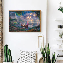 Lade das Bild in den Galerie-Viewer, Fantasy-Laterne - voller quadratischer Diamant - 50x40cm
