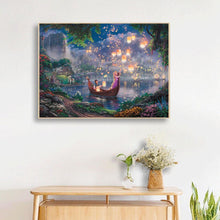 Lade das Bild in den Galerie-Viewer, Fantasy-Laterne - voller quadratischer Diamant - 50x40cm
