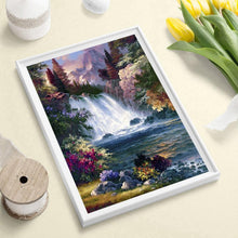 Lade das Bild in den Galerie-Viewer, Wasserfall - voller quadratischer Diamant - 40x50cm
