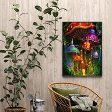 Lade das Bild in den Galerie-Viewer, Pilzhaus - voller quadratischer Diamant - 40x50cm
