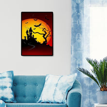 Lade das Bild in den Galerie-Viewer, Halloween - voller runder Diamant - 30x40cm
