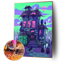 Lade das Bild in den Galerie-Viewer, Halloween - voller runder Diamant - 30x40cm
