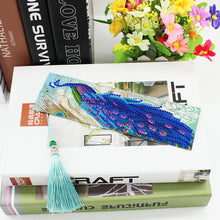 Lade das Bild in den Galerie-Viewer, 2pcs Pfau-DIY Diamond Painting Lesezeichen
