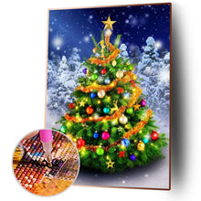 Lade das Bild in den Galerie-Viewer, Weihnachtsbaum - voller quadratischer Diamant - 40x50cm
