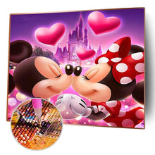 Lade das Bild in den Galerie-Viewer, Cartoon Maus - voller quadratischer Diamant - 50x40cm
