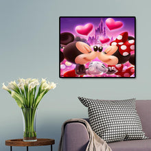 Lade das Bild in den Galerie-Viewer, Cartoon Maus - voller quadratischer Diamant - 50x40cm
