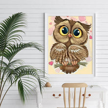 Lade das Bild in den Galerie-Viewer, Vogel - voller runder Diamant - 30x40cm
