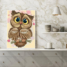 Lade das Bild in den Galerie-Viewer, Vogel - voller runder Diamant - 30x40cm
