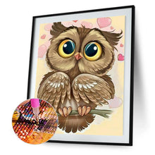 Lade das Bild in den Galerie-Viewer, Vogel - voller runder Diamant - 30x40cm
