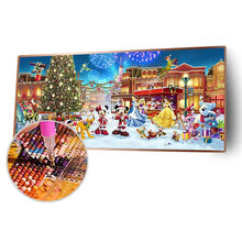 Lade das Bild in den Galerie-Viewer, Weihnachtspark Xmas - voller runder Diamant - 100x50cm
