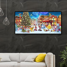 Lade das Bild in den Galerie-Viewer, Weihnachtspark Xmas - voller runder Diamant - 100x50cm
