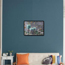 Lade das Bild in den Galerie-Viewer, Kerze - voller runder Diamant - 40x30cm
