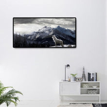 Lade das Bild in den Galerie-Viewer, Berglandschaft - voller runder Diamant - 80x40cm
