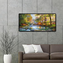 Lade das Bild in den Galerie-Viewer, Berglandschaft - voller runder Diamant - 80x40cm
