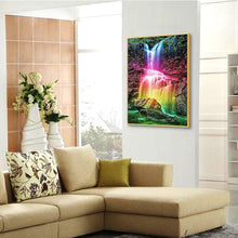 Lade das Bild in den Galerie-Viewer, Kreuz-Ctitch Wasserfall - voller quadratischer Diamant - 40x50cm

