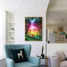 Lade das Bild in den Galerie-Viewer, Kreuz-Ctitch Wasserfall - voller quadratischer Diamant - 40x50cm
