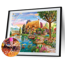 Lade das Bild in den Galerie-Viewer, Landschaft - voller quadratischer Diamant - 50x40cm
