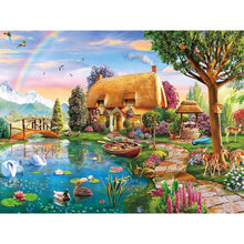 Lade das Bild in den Galerie-Viewer, Landschaft - voller quadratischer Diamant - 50x40cm
