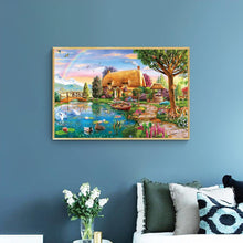 Lade das Bild in den Galerie-Viewer, Landschaft - voller quadratischer Diamant - 50x40cm

