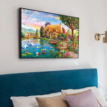 Lade das Bild in den Galerie-Viewer, Landschaft - voller quadratischer Diamant - 50x40cm
