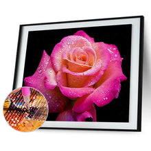 Lade das Bild in den Galerie-Viewer, Blume - voller runder Diamant - 40x30cm
