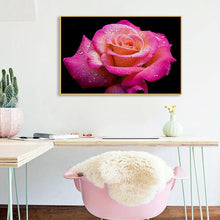 Lade das Bild in den Galerie-Viewer, Blume - voller runder Diamant - 40x30cm
