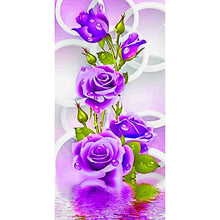 Lade das Bild in den Galerie-Viewer, Frische Blumen - voller runder Diamant - 30x48cm
