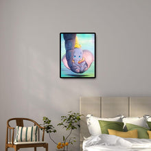 Lade das Bild in den Galerie-Viewer, Cartoon Elefant - voller quadratischer Diamant - 40x50cm
