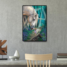 Lade das Bild in den Galerie-Viewer, Pferd und Elfe - voller runder Diamant - 30x40cm
