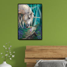 Lade das Bild in den Galerie-Viewer, Pferd und Elfe - voller runder Diamant - 30x40cm
